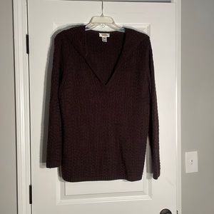 Brown Cotton Sweater